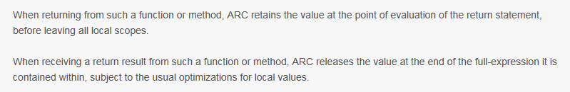 retained return value